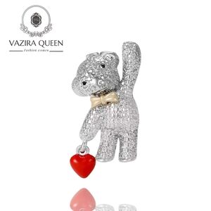 VQ Teddy Bear Brooch